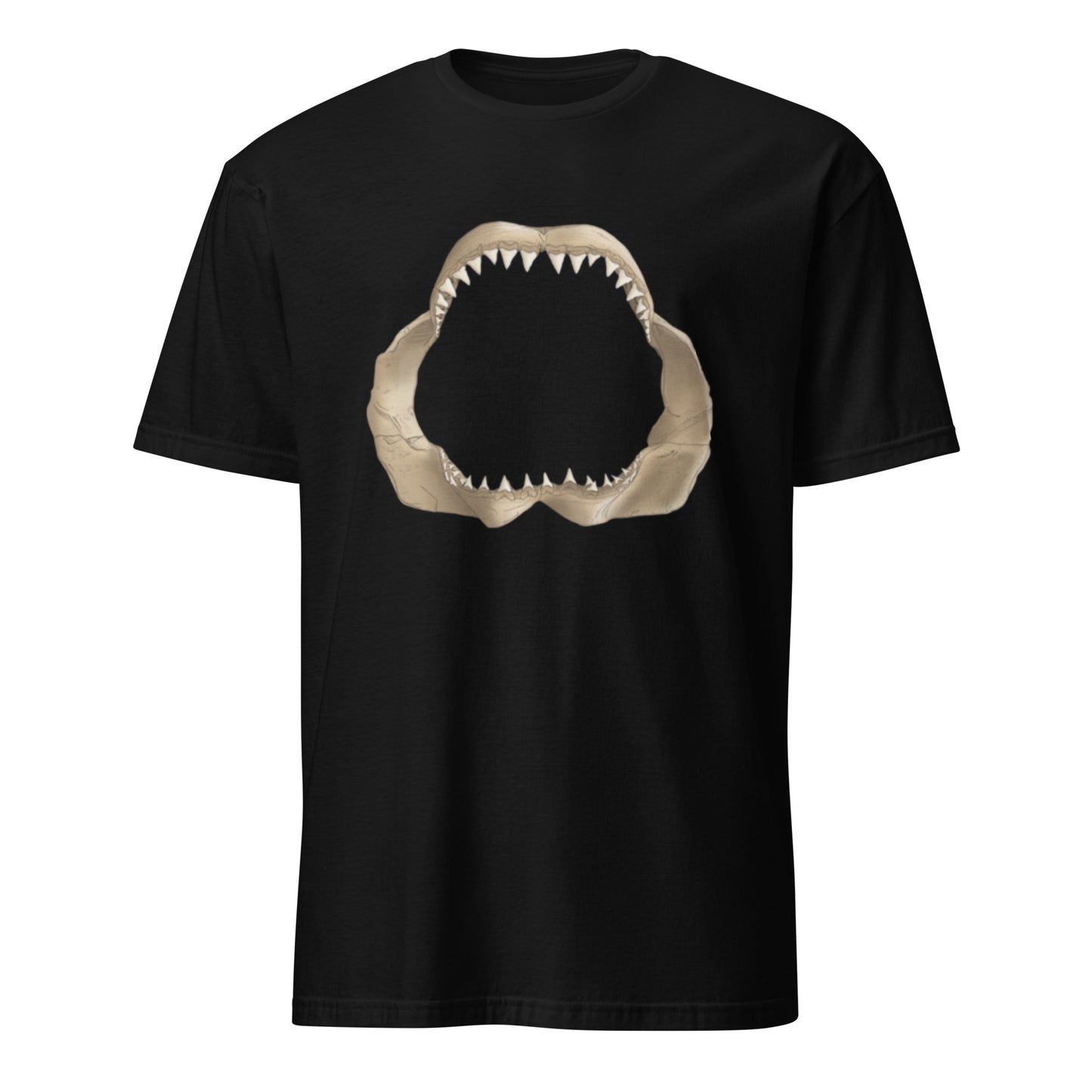 Great White Shark Jaws Short-Sleeve Unisex T-Shirt, by Trophyroomy