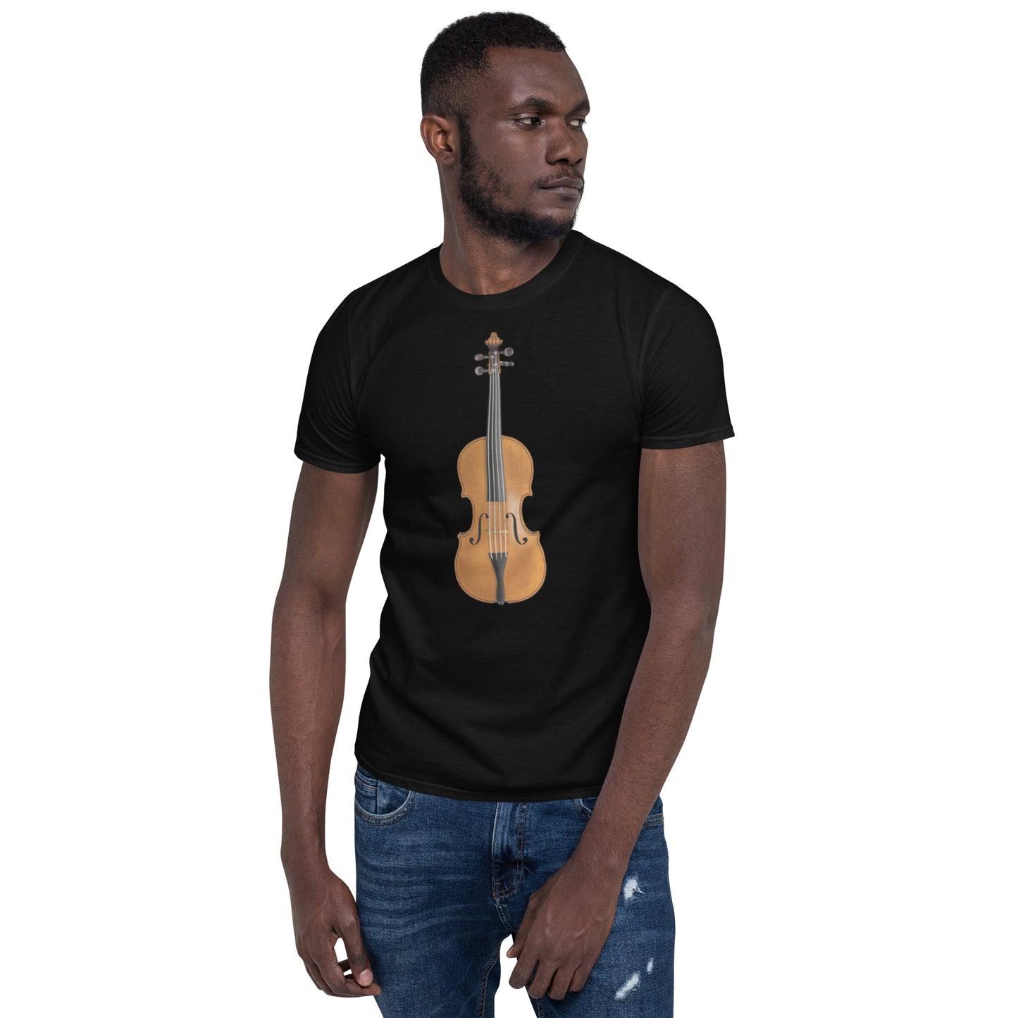 Stradivarius Violin Short-Sleeve Unisex T-Shirt, by Trophyroomy