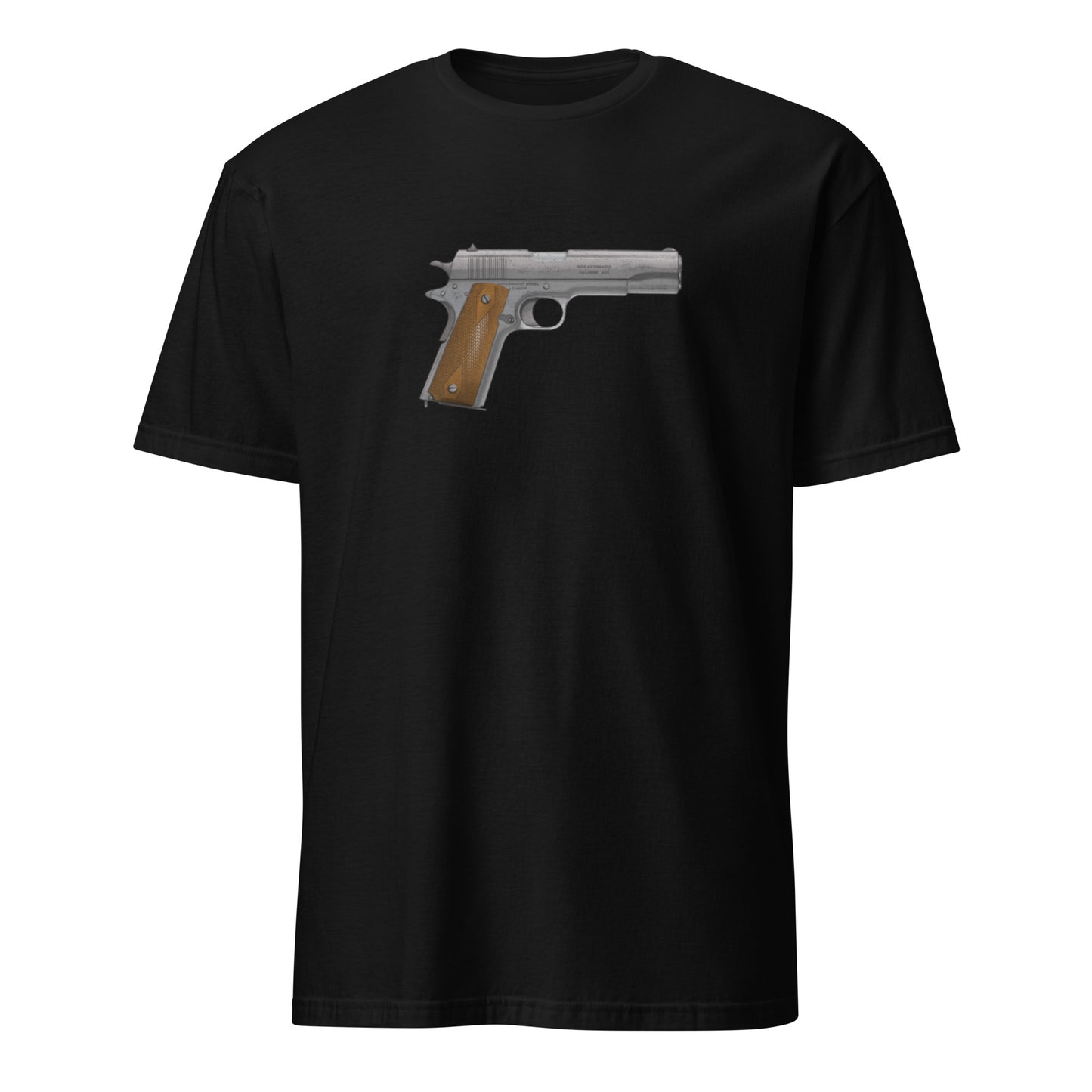 Vintage Colt M1911 Short-Sleeve Unisex T-Shirt, by Trophyroomy