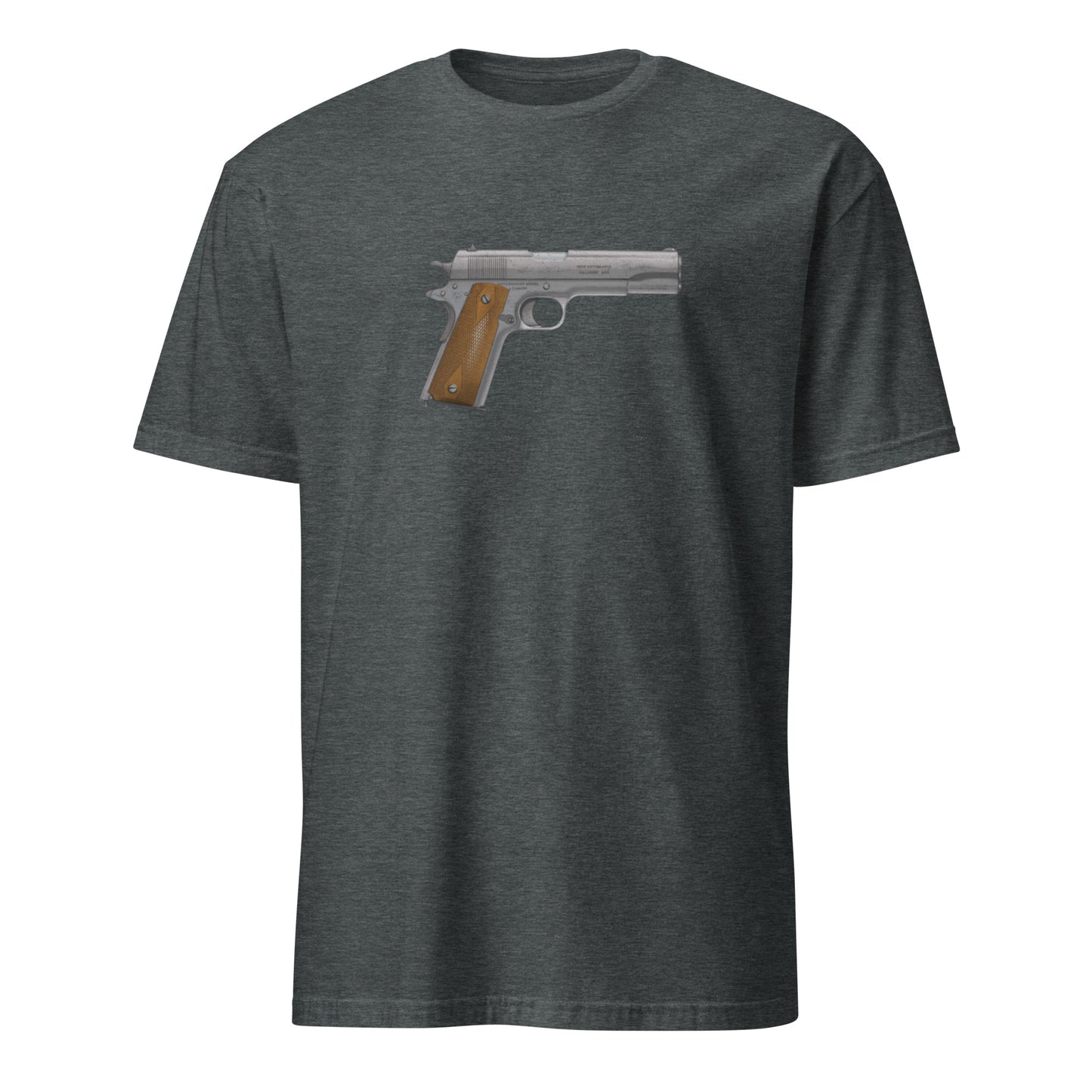 Vintage Colt M1911 Short-Sleeve Unisex T-Shirt, by Trophyroomy