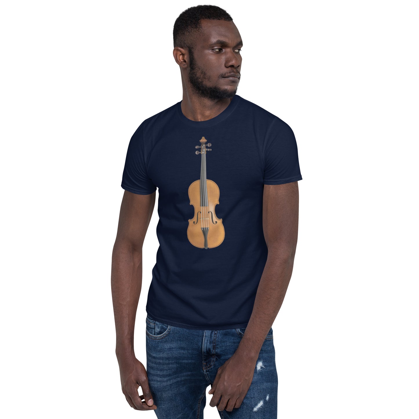 Stradivarius Violin Short-Sleeve Unisex T-Shirt, by Trophyroomy