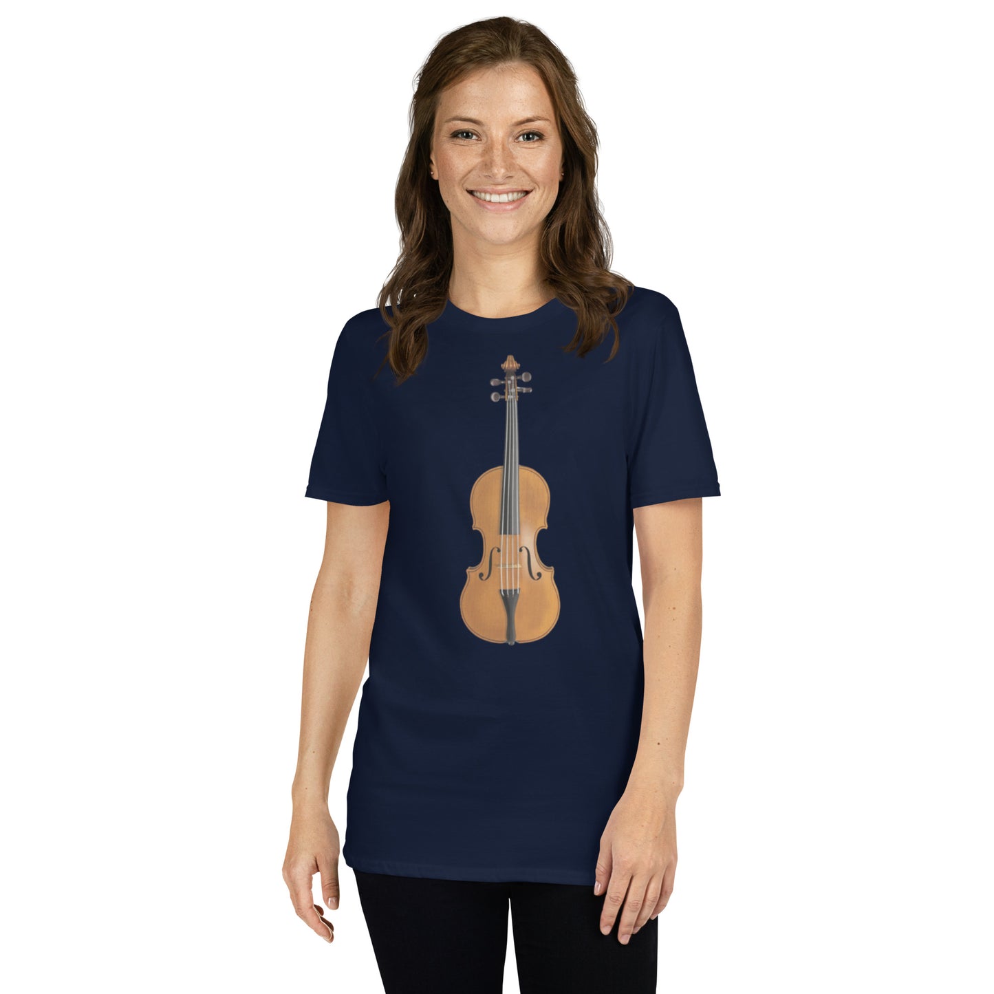 Stradivarius Violin Short-Sleeve Unisex T-Shirt, by Trophyroomy