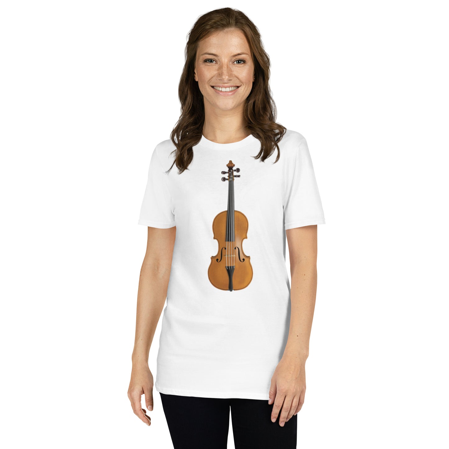 Stradivarius Violin Short-Sleeve Unisex T-Shirt, by Trophyroomy