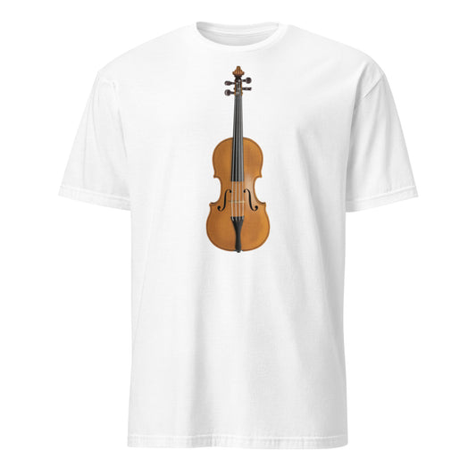 Stradivarius Violin Short-Sleeve Unisex T-Shirt, by Trophyroomy