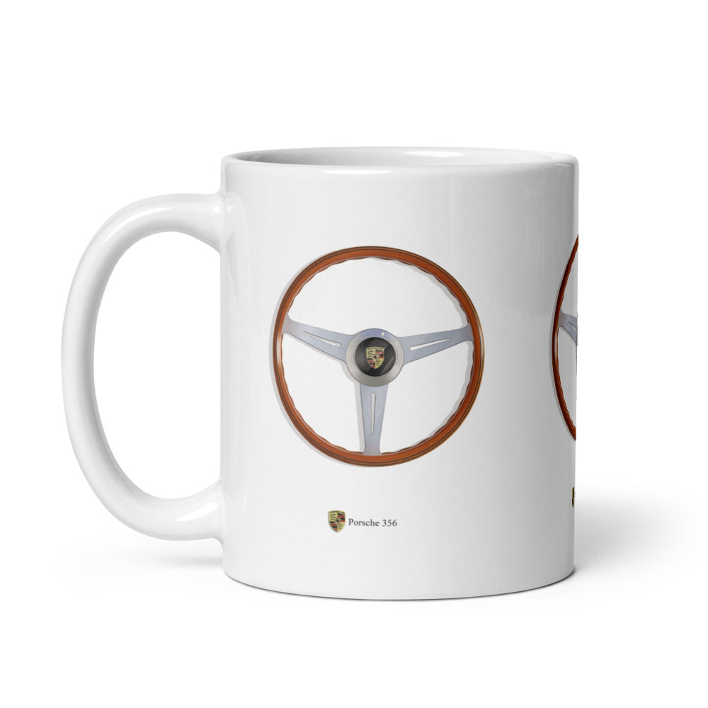 Porsche 356 Speedster ceramic luxury mug, by Trophyroomy