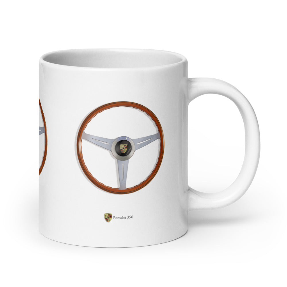 Porsche 356 Speedster ceramic luxury mug, by Trophyroomy